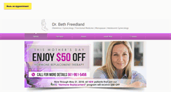 Desktop Screenshot of drbethfreedland.com